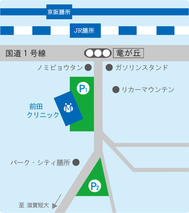 駐車場の地図